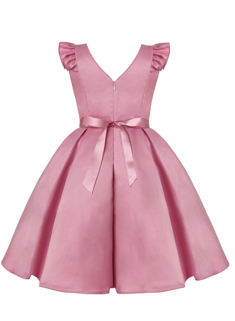 Girls Fashion Cute Princess Dress Pink