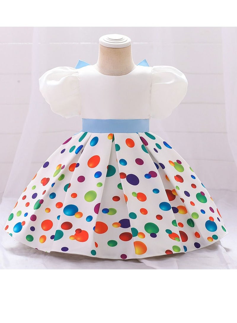 Fashionable Cute Girls Dresses Blue