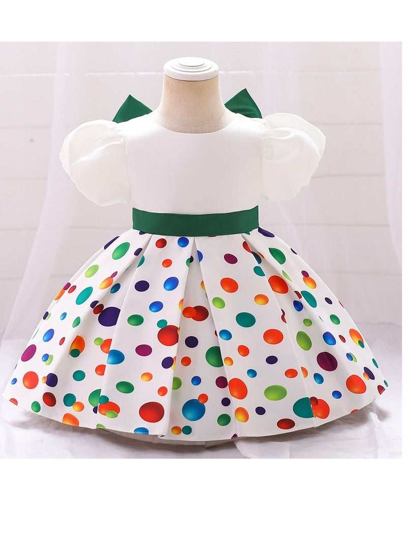 Fashionable Cute Girls Dresses Green