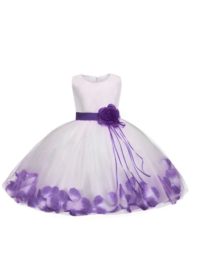 Fashionable Cute Girls Dresses Purple