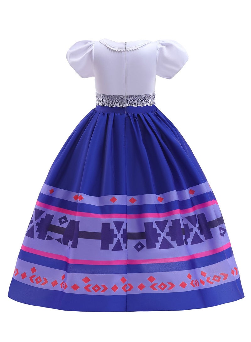 Princess Short Sleeve Maxi Dress