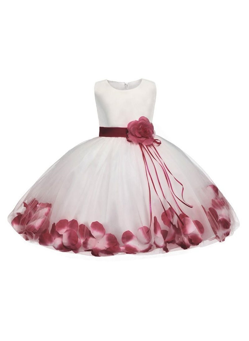 Fashionable Cute Girls Dresses Red