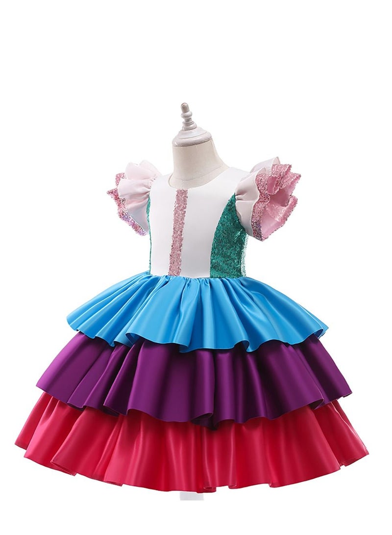 Splice small fly sleeve Princess Dress