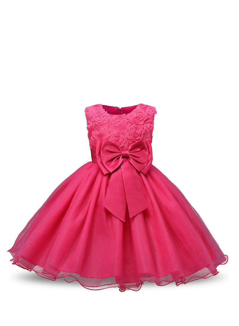 Fashionable Cute Girls Dresses Red