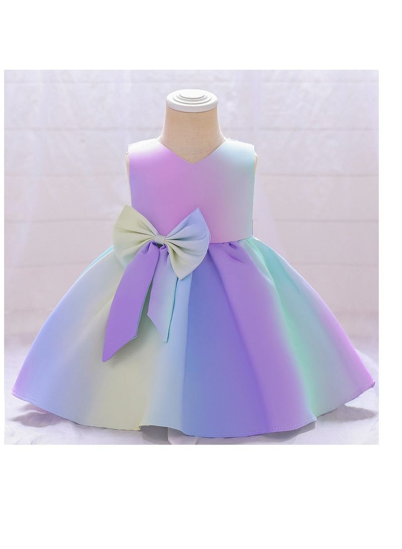 Fashionable Cute Girls Dresses Multicolour