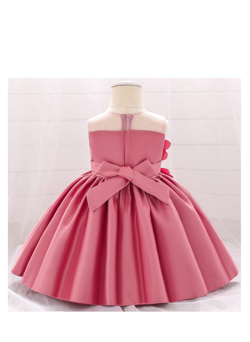 Fashionable Cute Girls Dresses Pink
