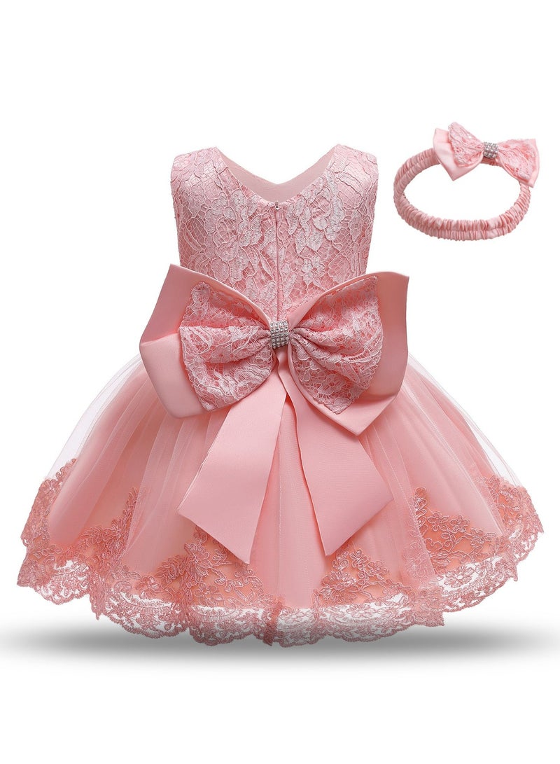Fashionable Cute Girls Dresses Pink