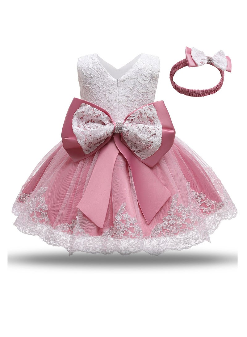 Fashionable Cute Girls Dresses Pink