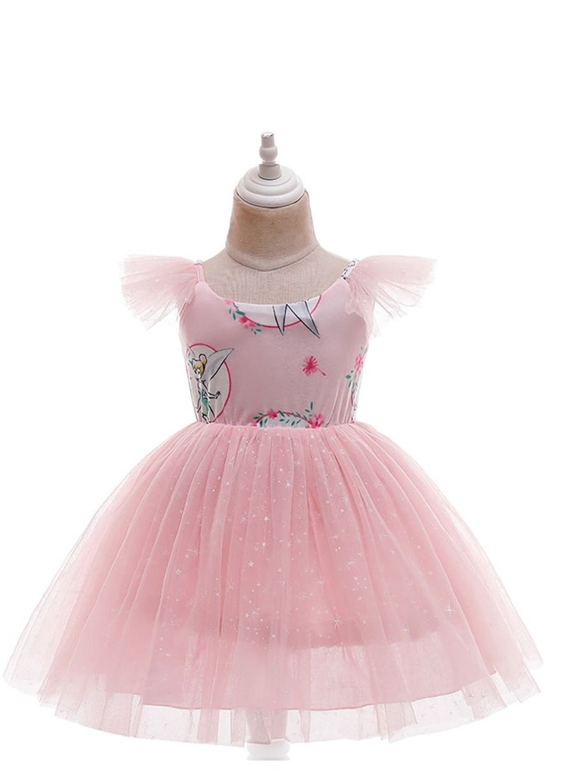 Pixie fashion gauze dress for children