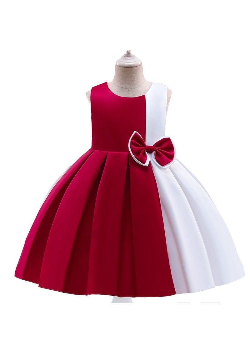 Fashionable Cute Girls Dresses Red