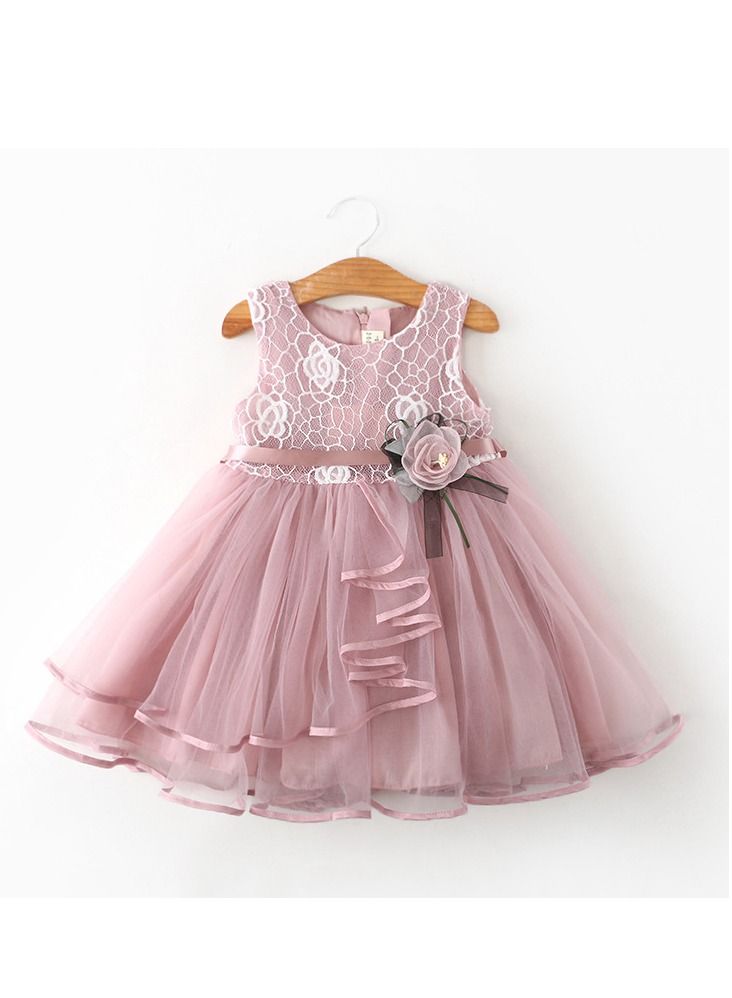 Fashionable Cute Girls Dresses Purple