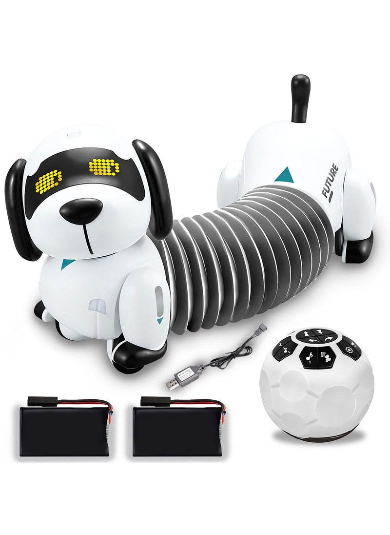 Kidwala Remote Control Dog Dachshund, Smart and Interactive Robot Dog for Kids Toys Walking Dog Toy