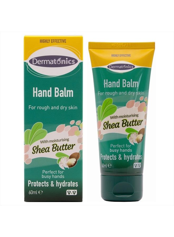 Natural Hand Care Balm | Shea Butter and Urea Formula for Effective Treatment of Rough, Dry Skin and Cracking | Dermatologist Recommended and Paraben-free | 60 ml