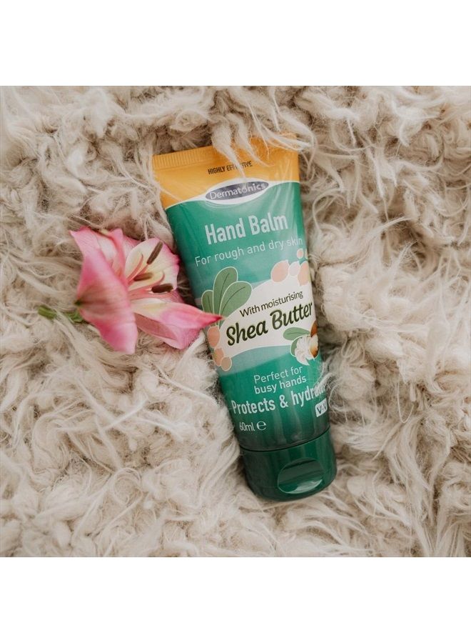 Natural Hand Care Balm | Shea Butter and Urea Formula for Effective Treatment of Rough, Dry Skin and Cracking | Dermatologist Recommended and Paraben-free | 60 ml