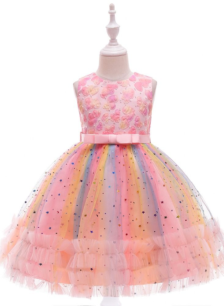 Mesh Detailed Bubble Dress