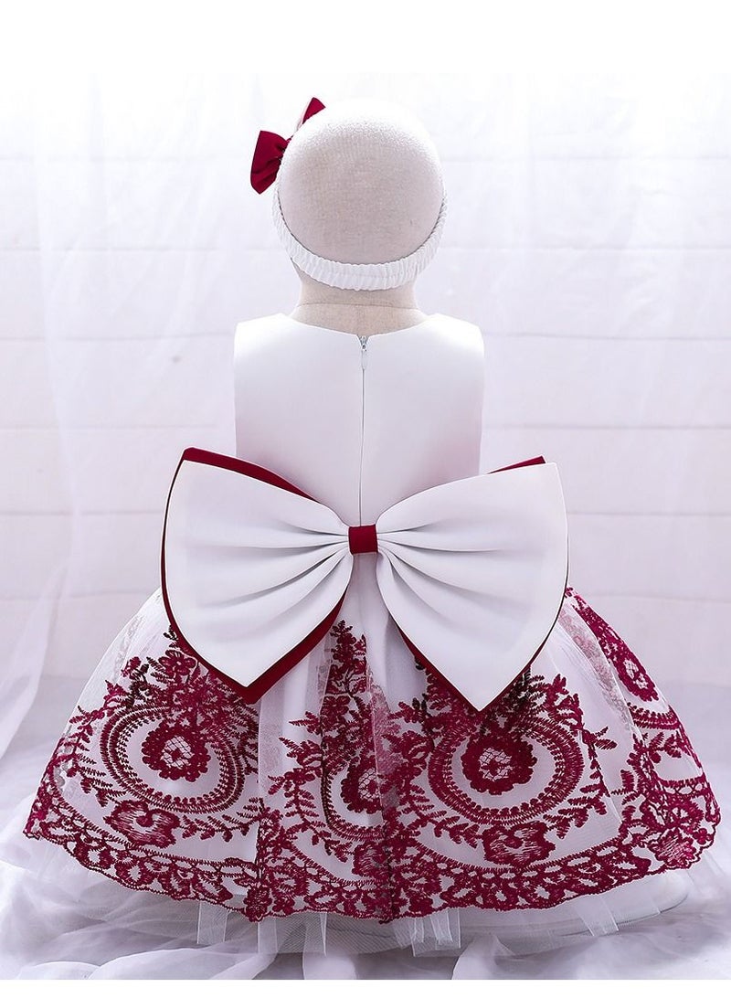 Fashionable Cute Girls Dresses Red
