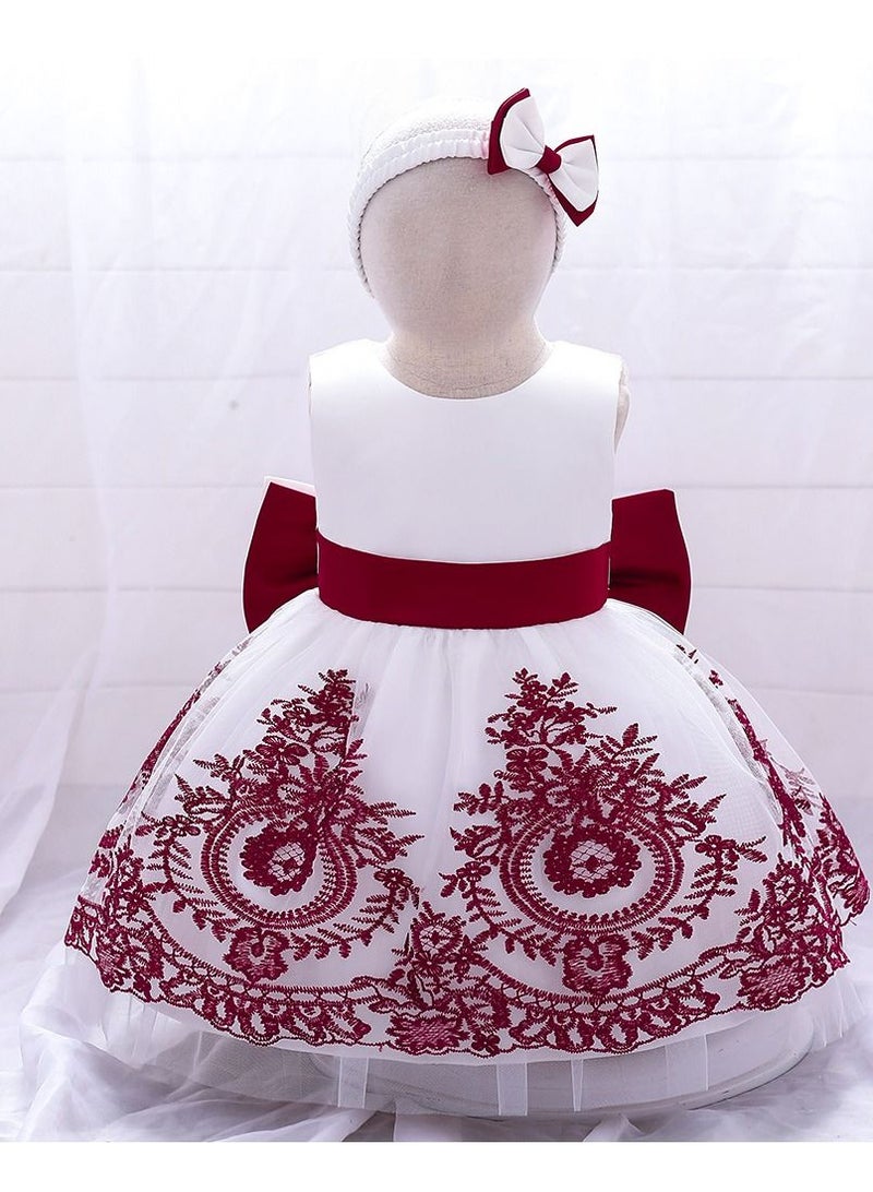 Fashionable Cute Girls Dresses Red