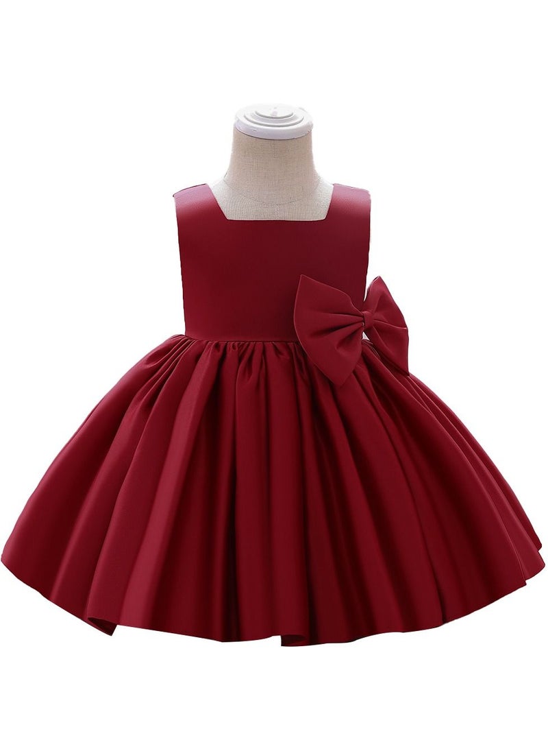 Princess Sleeveless Maxi Dress Burgundy