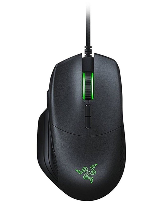Basilisk Wired FPS Gaming Mouse With True 16000 DPI 5G Optical Sensor, Removable Switch, Customizable Scroll Wheel