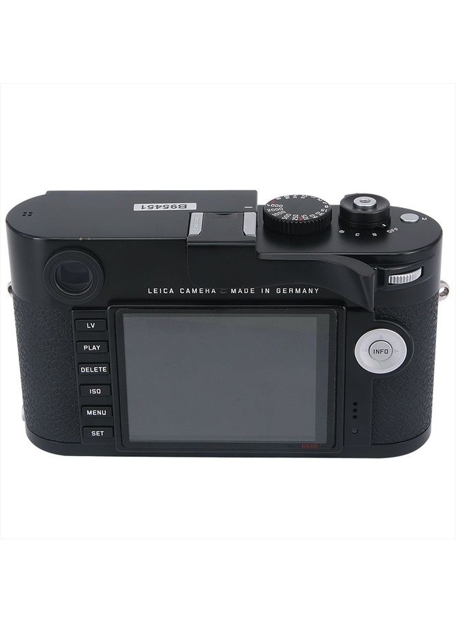 THB-M24B Metal Hot Shoe Thumb Up Rest Hand Grip for Leica M Typ240 M240, M-P Typ 240 M240P, M Typ262 M262, M-D Typ 262 Camera Black