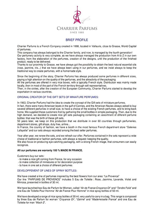 5 Eaux de Parfum Gift Set - 'Collection Luxe' - 49.7 ml - Made in Provence, France