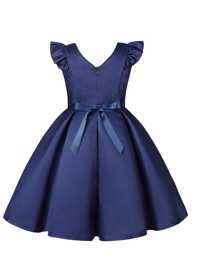 Girls Fashion Cute Princess Dress Blue