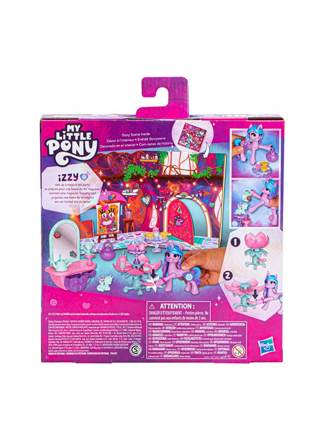 Unicorn Tea Party Izzy Moonbow - Hoof To Heart Pony, 20 Accessories For Kids Age 3 And Up