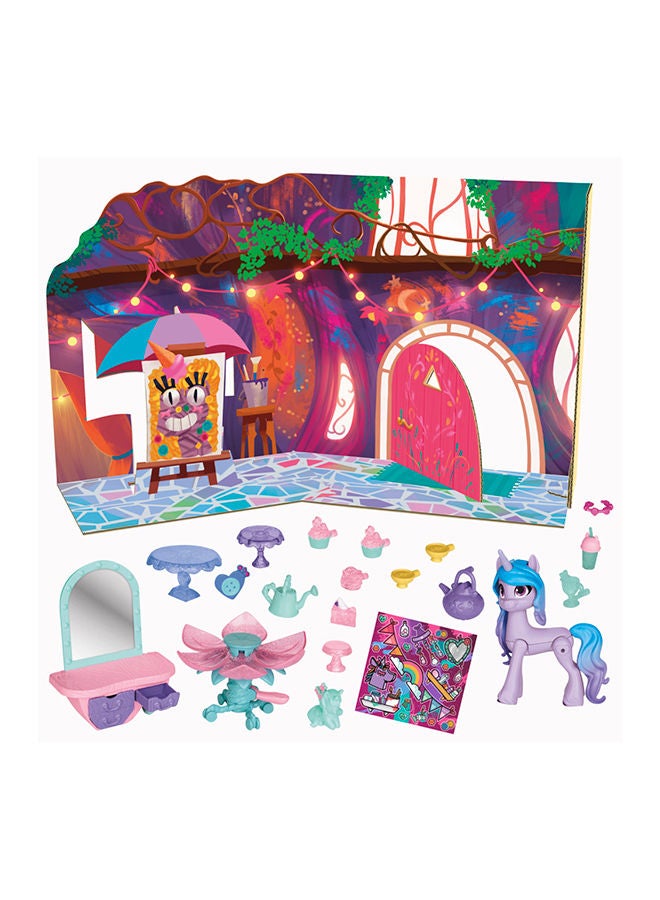 Unicorn Tea Party Izzy Moonbow - Hoof To Heart Pony, 20 Accessories For Kids Age 3 And Up