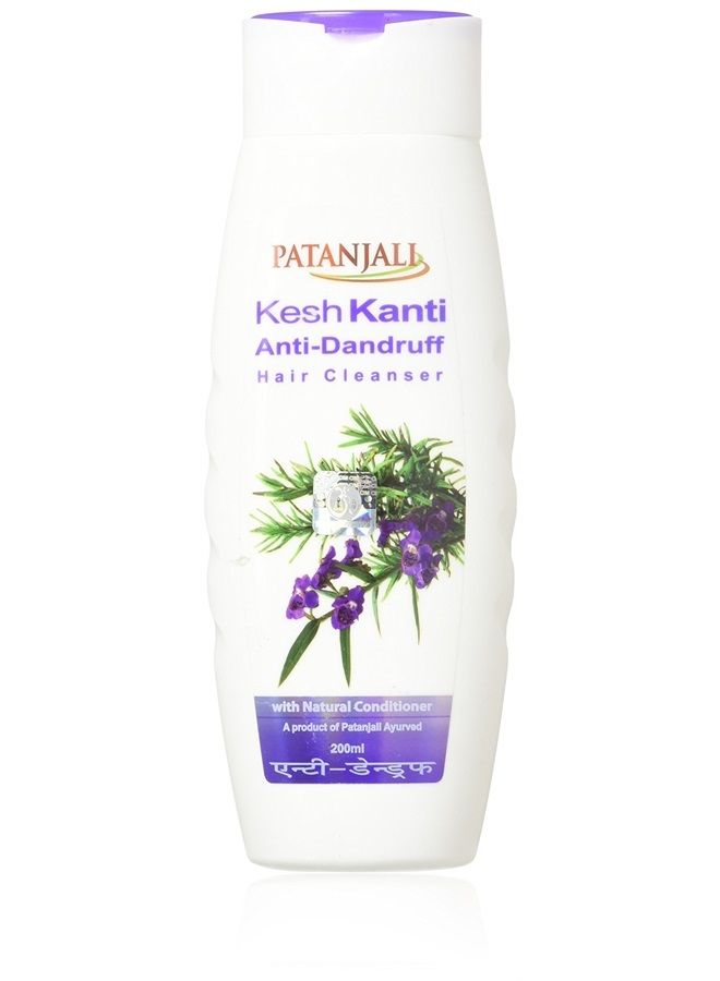 Patanjali Kesh Kanti Anti-Dandruff Hair Cleanser Shampoo, 200ml