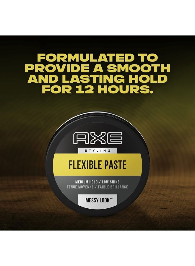 Styling Flexible Hair Paste Urban Messy Look 2 Count for An Instant Texture Boost Hair Styling Made Easy 2.64 oz