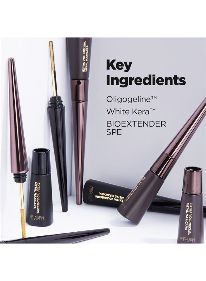 NEOGEN DERMALOGY Innovative Sensational Hygienic Washable Extra Slim Metal Mascara (Volume, Black)