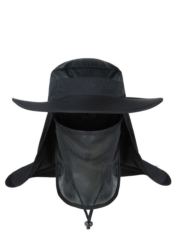 Outdoor Fishing Sun Hat With Removable Neck Cover