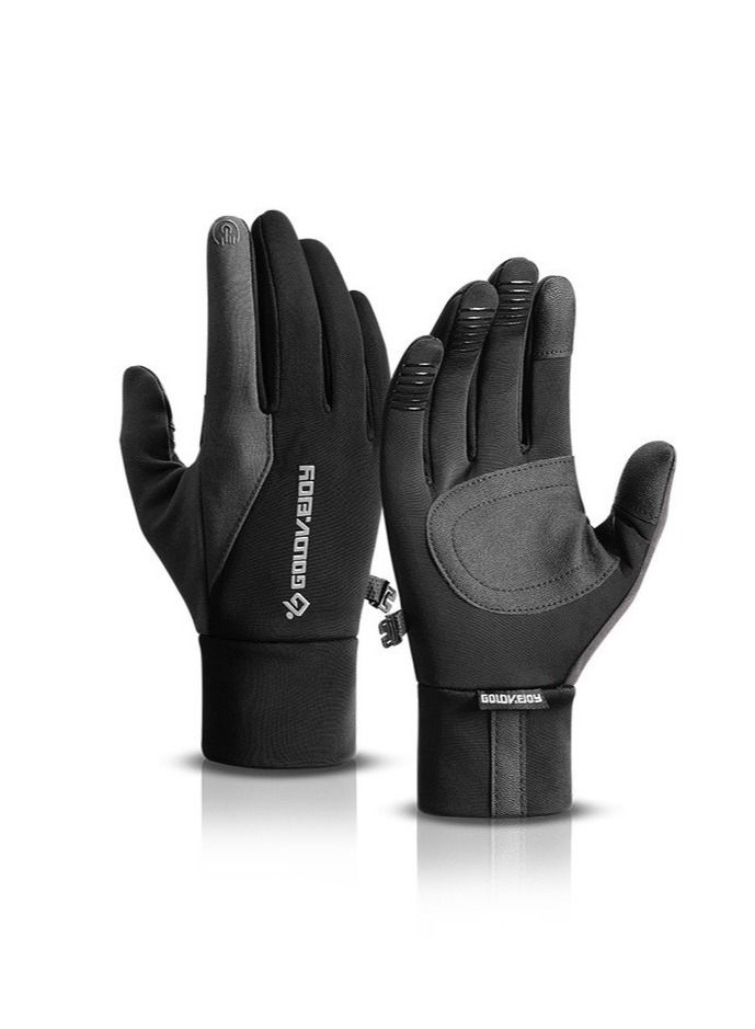 Men's Winter Riding Plush Gloves