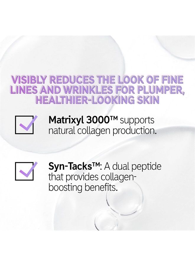 Collagen Peptide Serum, Face Serum to Plump and Firm Skin, Reduce Fine Lines and Wrinkles, 1.01 fl oz