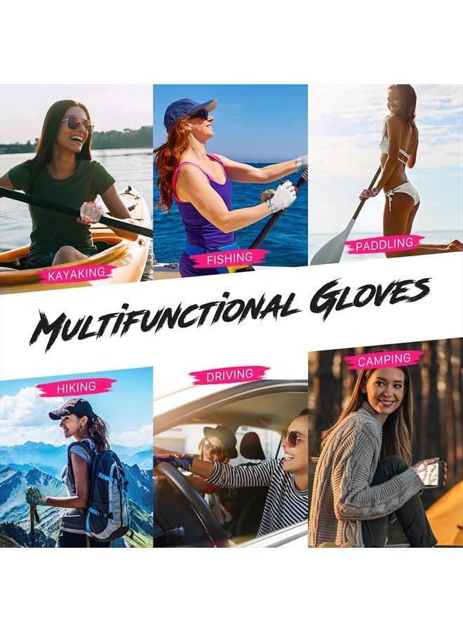 Anti UV Gloves for Gel Manicures Using Gel Lamp Dryers, Driving, Lounging and More, Fingerless Gloves That Shield Skin from The Sun and Nail Lamp, Outdoor Gloves, Blossoms
