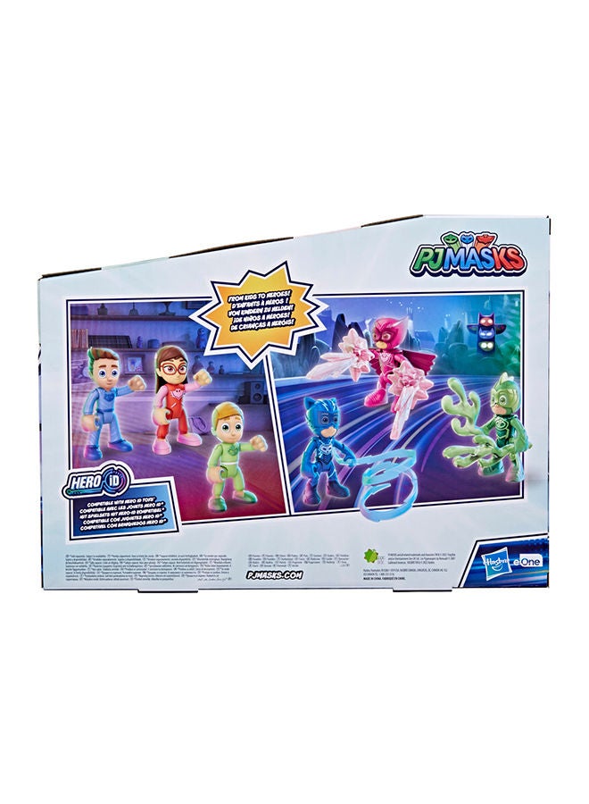 Pj Masks Nighttime Heroes Figure Set Preschool Toy 6 Action Figures And 11 Accessories For Kids Ages 3 And Up