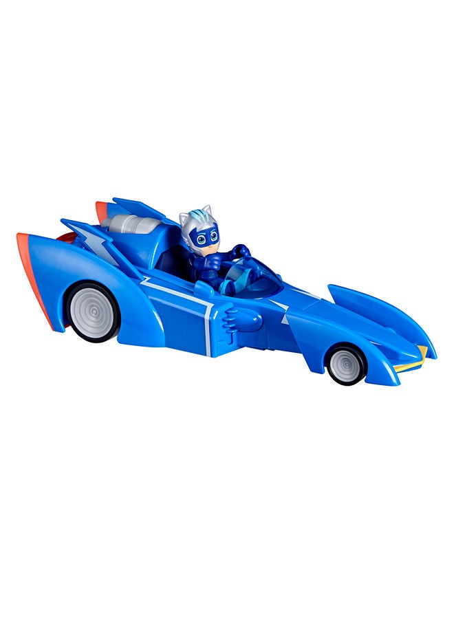 Power Heroes Cat Racer, Toy Car With Lights And Sounds, Preschool Toys For Boys And Girls 3 Years And Up