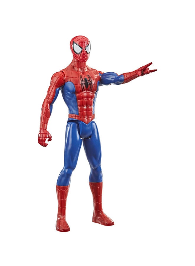 Marvel Titan Hero Series Spider-Man Action Figure 12-Inch Marvel Action Figures Super Hero Toys Spider-Man Toys For 4 Year Old Boys And Girls And Up