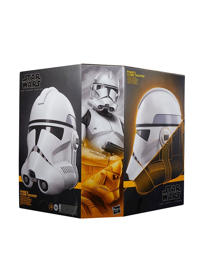 The Black Series Phase II Clone Trooper Premium Electronic Helmet, The Clone Wars Roleplay Collectible