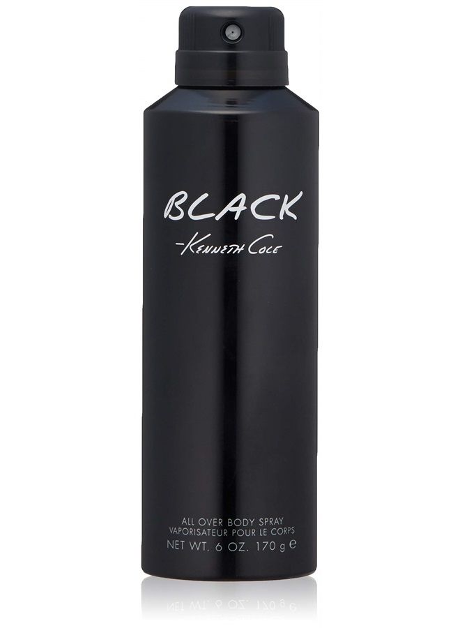 Black Body Spray Cologne for Men, 6.0 Fl. Oz. (Pack of 1)