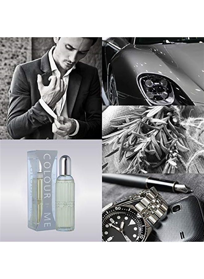 Silver 150ml Body Spray Perfume for Men. Luxury Fragrance - Mens Aftershave, Long Lasting Fragrance for Men by Milton-Lloyd