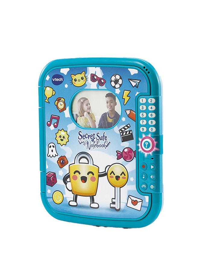 Interactive Kids Journal, Secret Diary With Password Protection - Blue