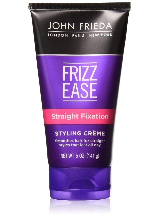 Frizz Ease Straight Fixation Styling Creme, 5 Ounce (Pack of 3)