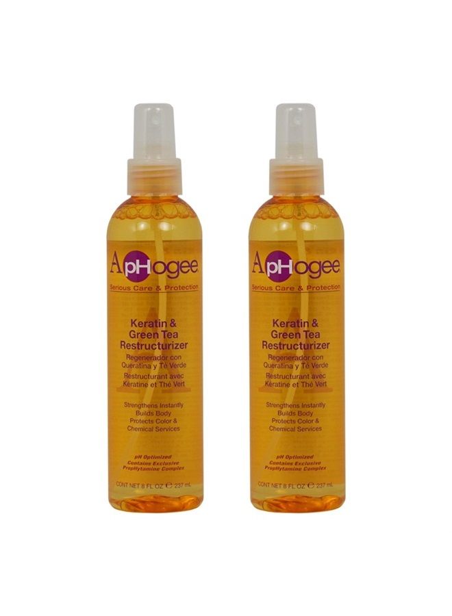 Keratin & Green Tea Restructurizer, 8 oz (Pack of 2)