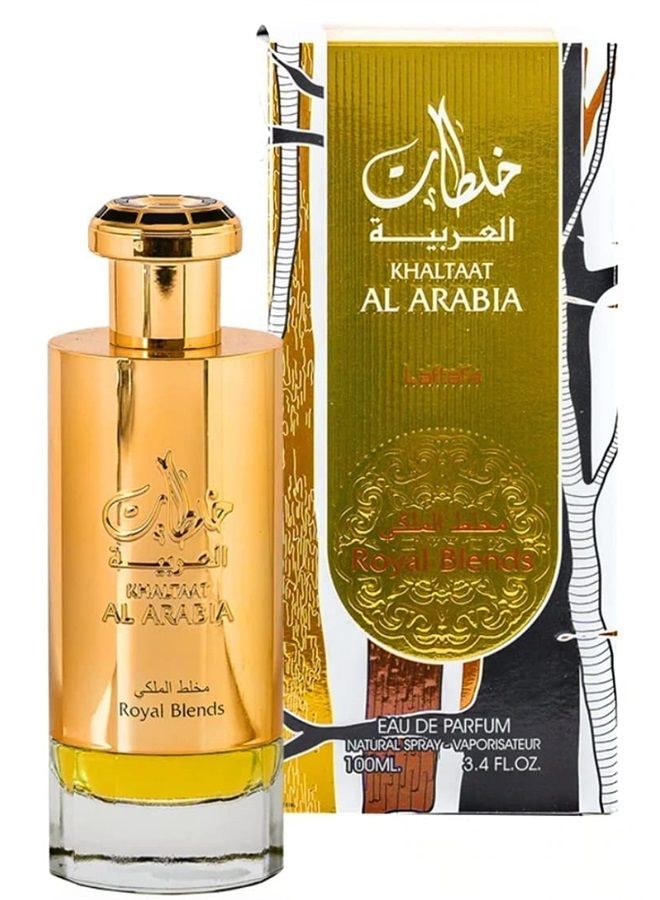 Lattafa Prestige Khaltat Al Arabia for Unisex Eau de Parfum Spray, 3.4 Ounce