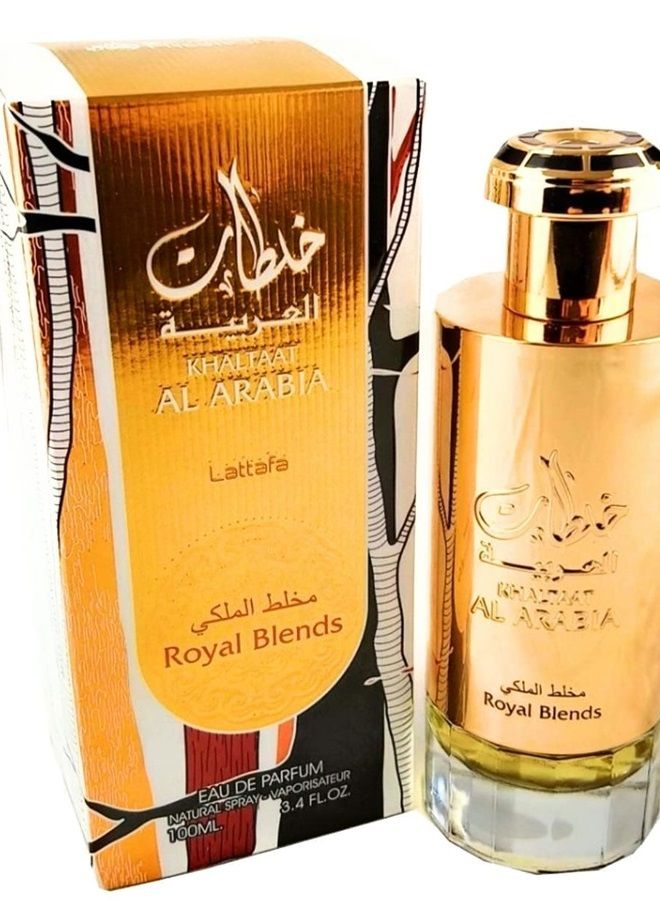 Lattafa Prestige Khaltat Al Arabia for Unisex Eau de Parfum Spray, 3.4 Ounce