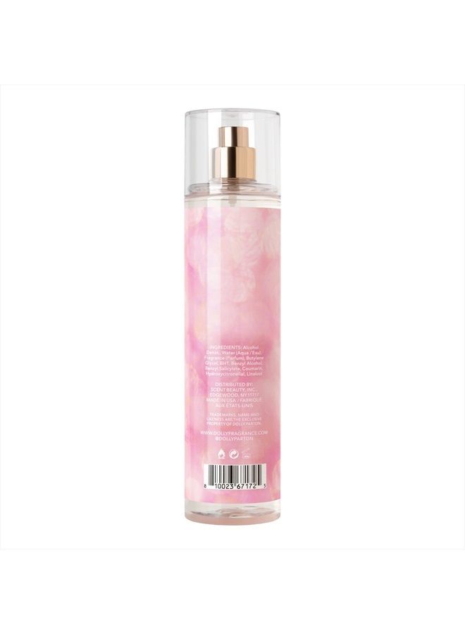 Dolly Parton Body Mist Perfume for Women - 8.0 Fl Oz - Tennessee Sunset