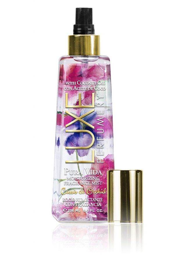 Pura Vida Moisturizing Body Mist, Cassis/Orchid, 8 Fl Oz, pink, (38949981203-Parent)