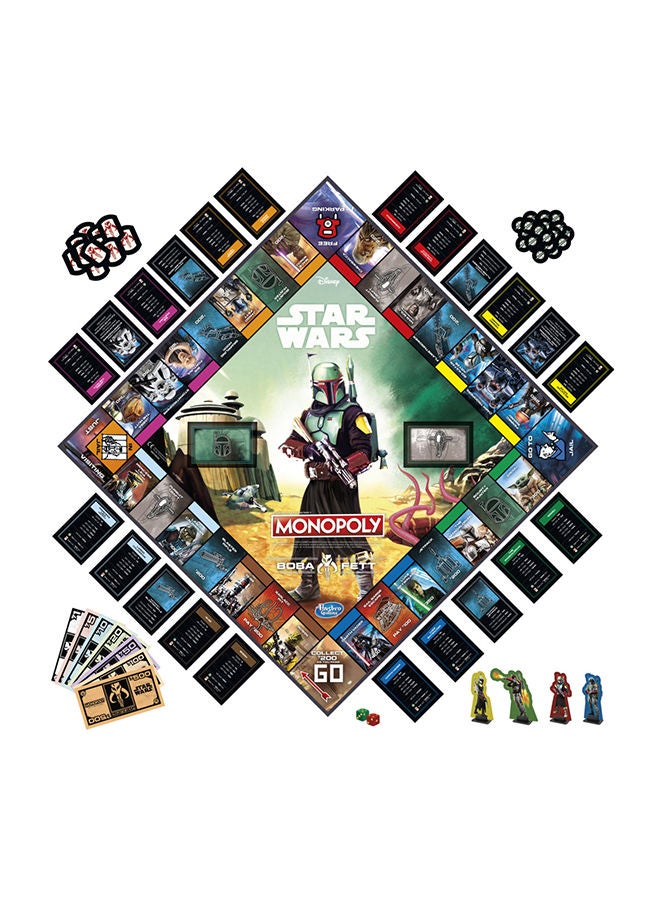 Star Wars Boba Fett Edition Board Game For Kids Ages 8+