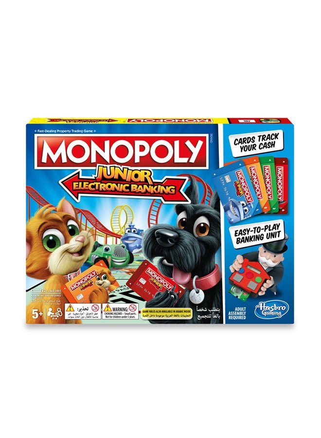 Junior Electronic Banking, Board Game For Kids Ages 5 And Up, 2-4 Players